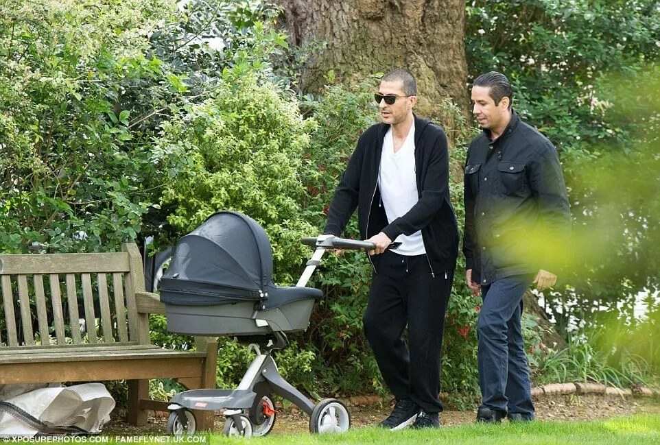 Janet Jackson’s estranged husband Wissam Al Mana takes son out to the garden (photos)