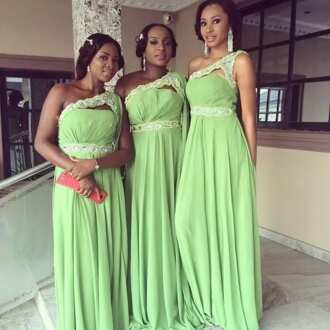 Nigerian chiffon gowns styles in vogue Legit.ng