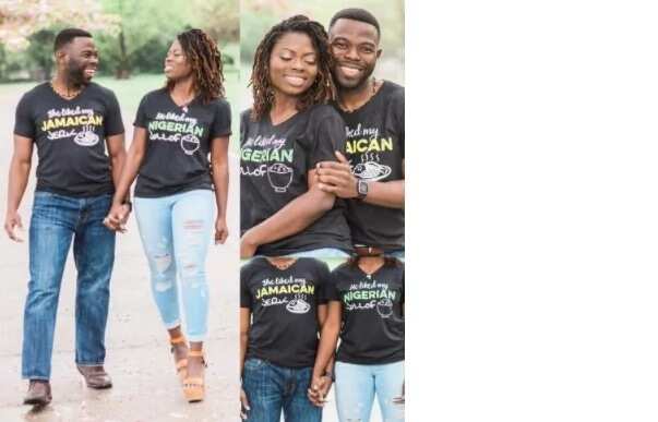 Check out the adorable photos of this Nigerian lady amnd her Jamaican boo