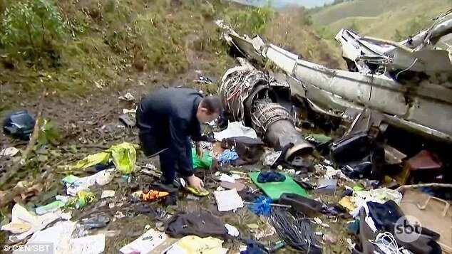 Footballer who survived Colombian plane tragedy was reading Bible passage about being safe