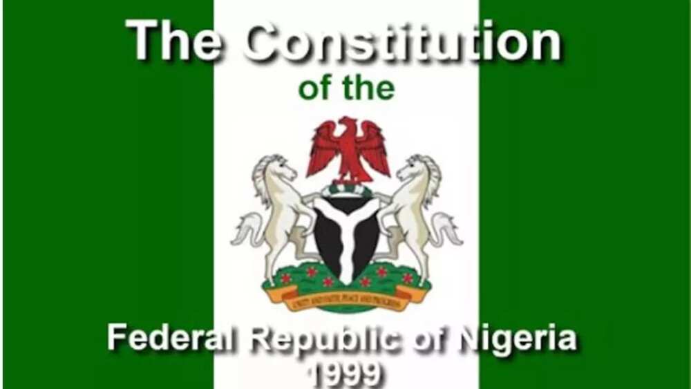 The Constitution of the Federal Republic of Nigeria 1999