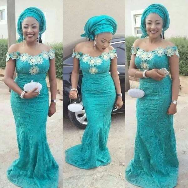 latest cord net gown styles