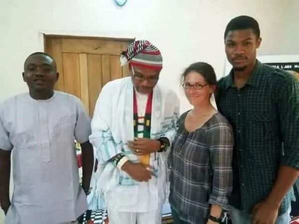 Special guest visits IPOB leader, Nnamdi Kanu all the way from Germany