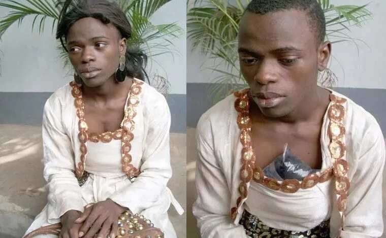 Bobrisky (Okuneye Idris Olanrewaju), when he was not known as Bobrisky. This Picture is courtesy of Legit/Google