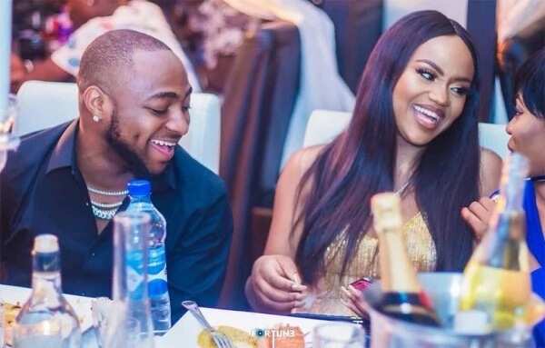 Davido and his girlfriend Chioma