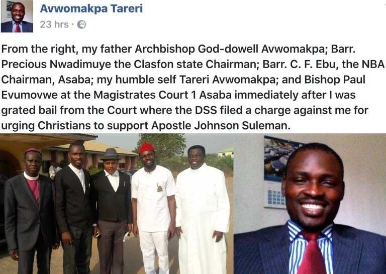 Mr Tareri Avwomakpa made a Facebook post about the issue