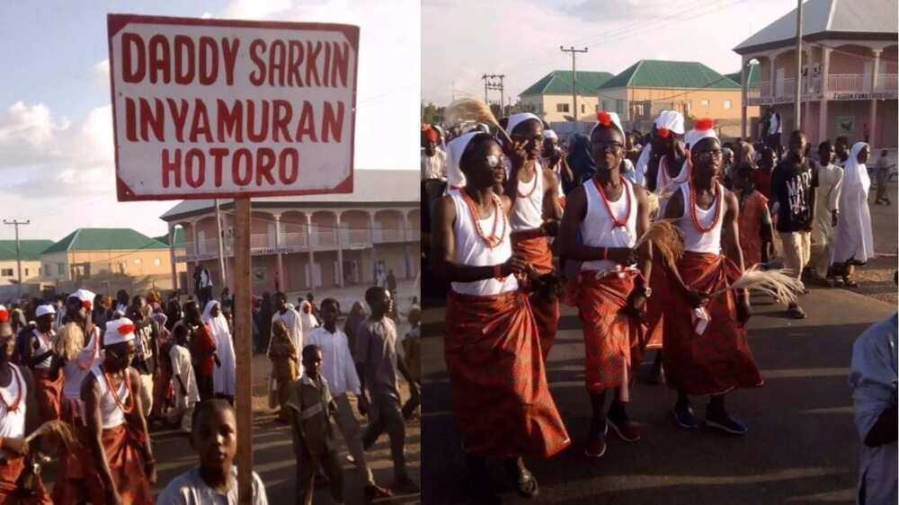 Kano youths celebrate Eid wearing Igbo attires (photos)