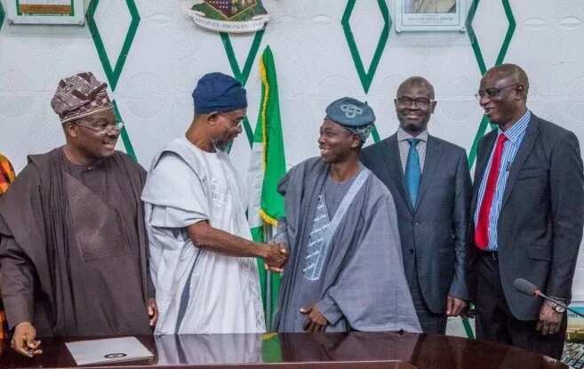 Aregbesola, Ajimobi inuagurate governing council for LAUTECH months after institution remained shut