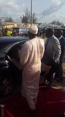 PHOTOS: President Buhari Arrives Kaduna State