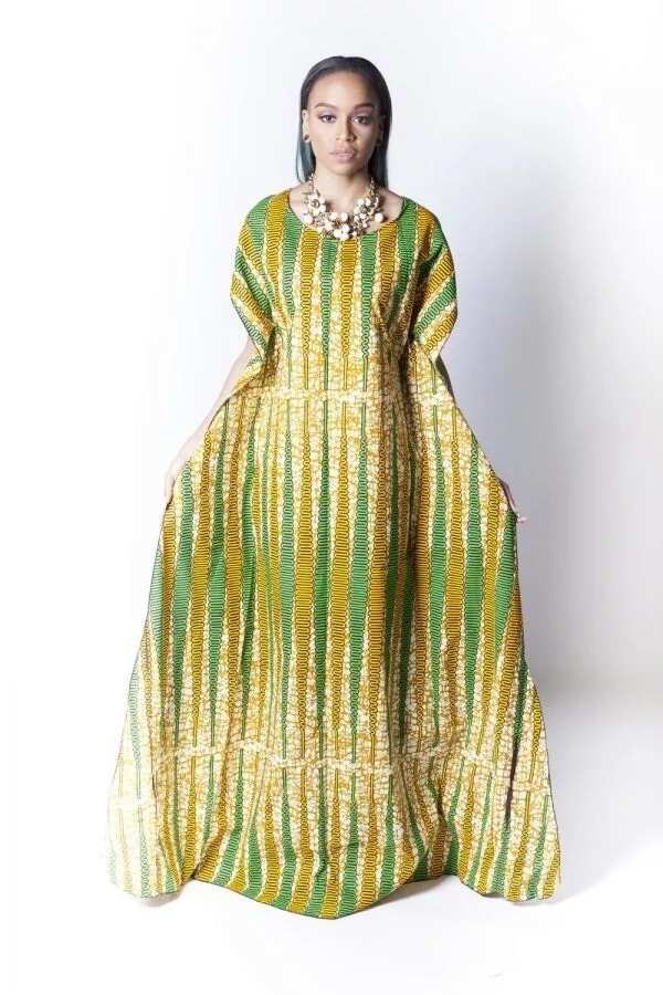 Kaftan styles in long dresses