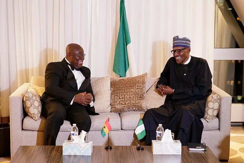 UNGA: Buhari meets with Ghanaian president Nana Akufo-Addo