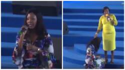Stephanie Otobo storms Apostle Suleman's church to confess, begs for forgiveness (video)