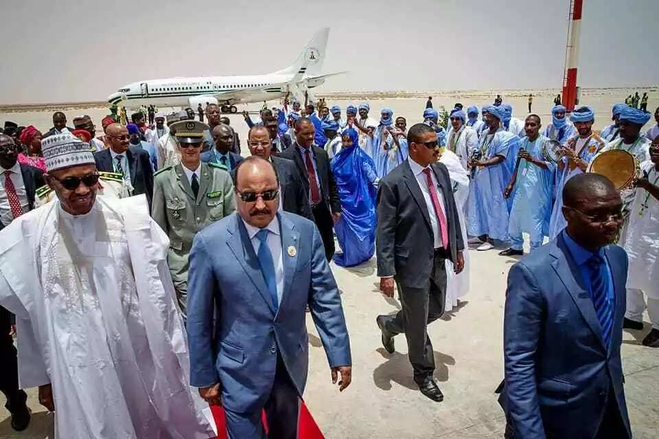 Buhari welcomes in Mauritania