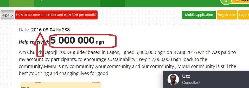 Exposed: How MMM Number 1 Guider Chuddy Anayo Single Handedly Wrecked MMM He Collected Over ₦1Billion Within 1year (Proof)