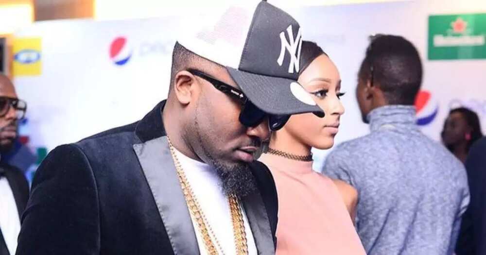 Ice Prince and his former girlfriend