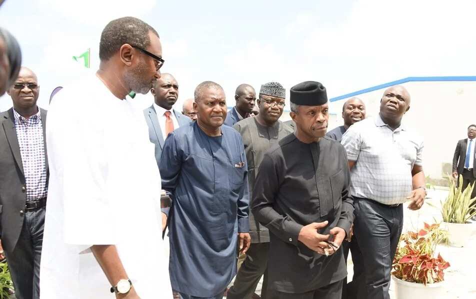 Vice president, ministers visit Dangote Lekki refinery Vice president, ministers visit Dangote Lekki refinery