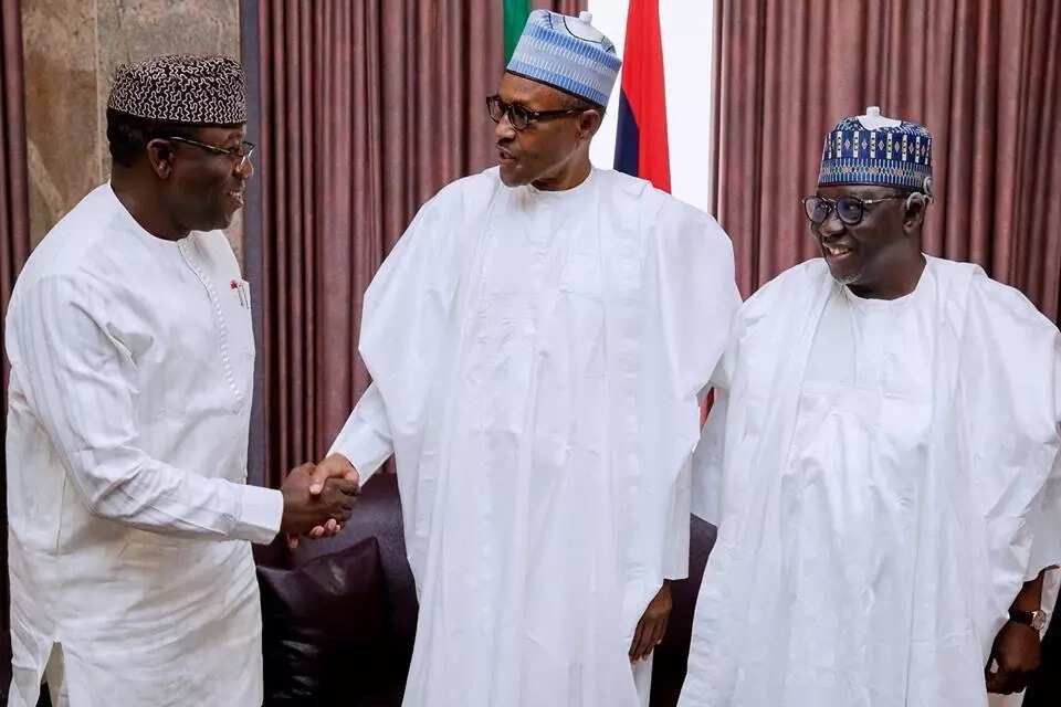 Ekiti election: Buhari meets APC candidate, Fayemi
