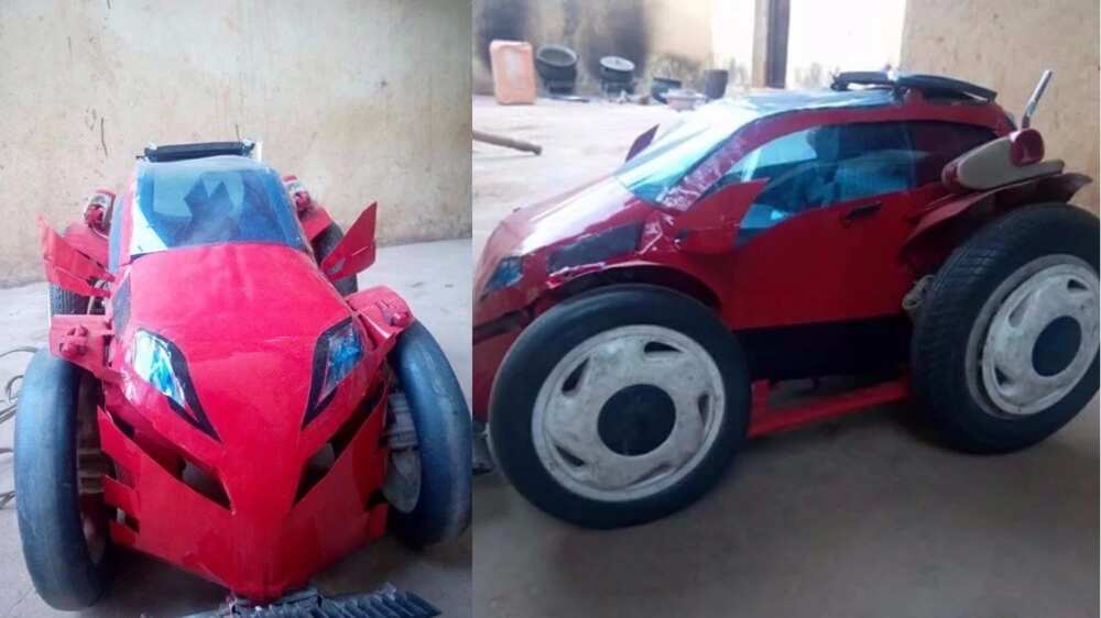 Talented Nigerian man constructs cars in Kebbi state