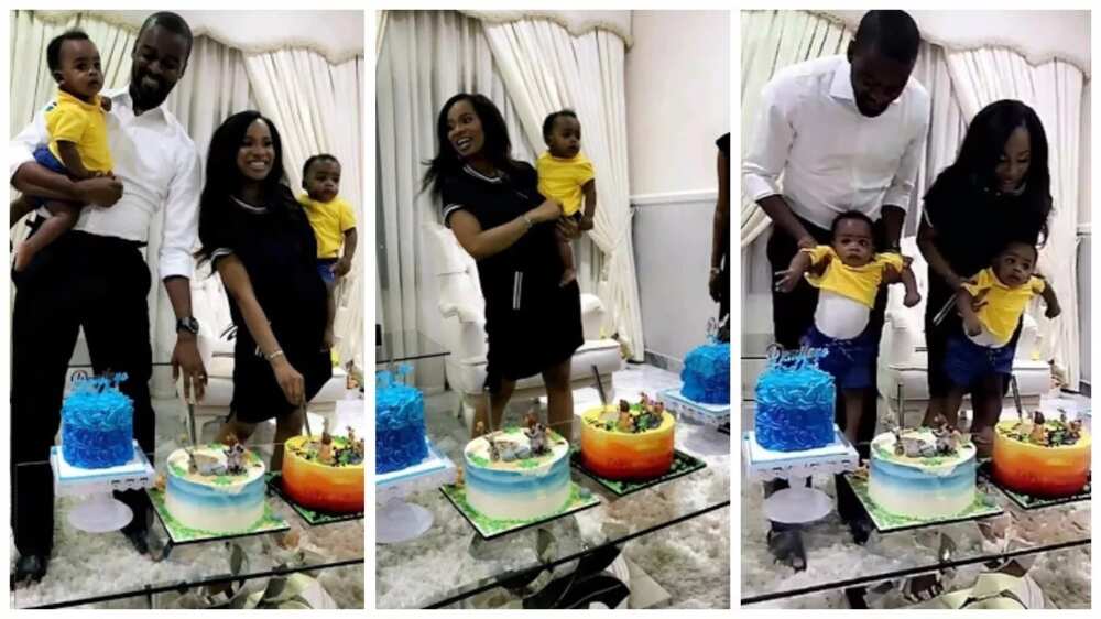 See cute photos of Governor Ajimobi's grandsons at their one year birthday party