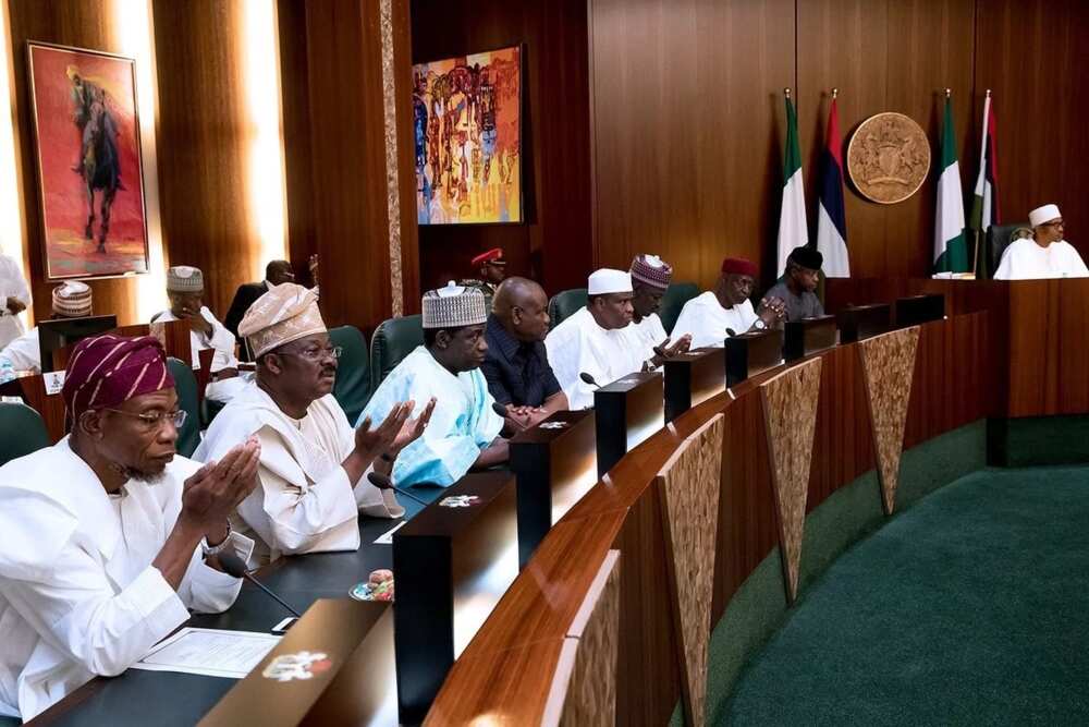 President Buhari meets with 36 state governors