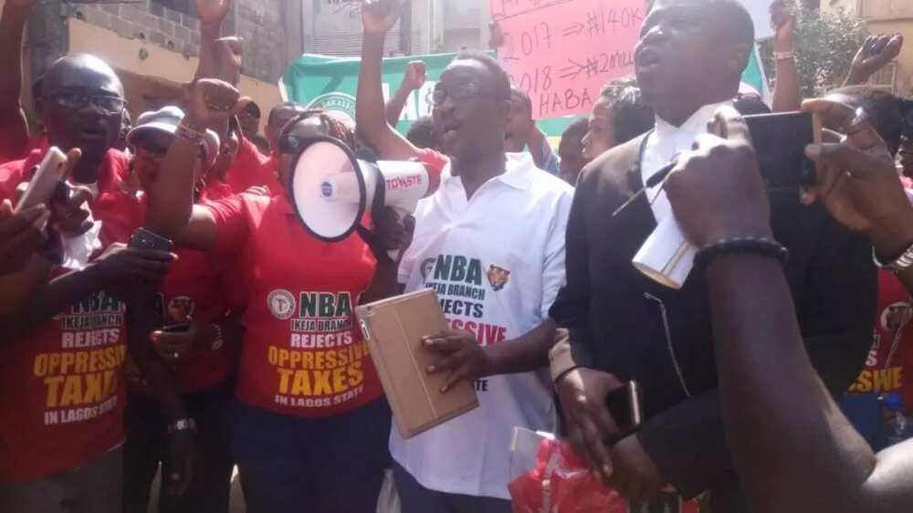 Land use charge: Lawyers stage protest against Ambode's government