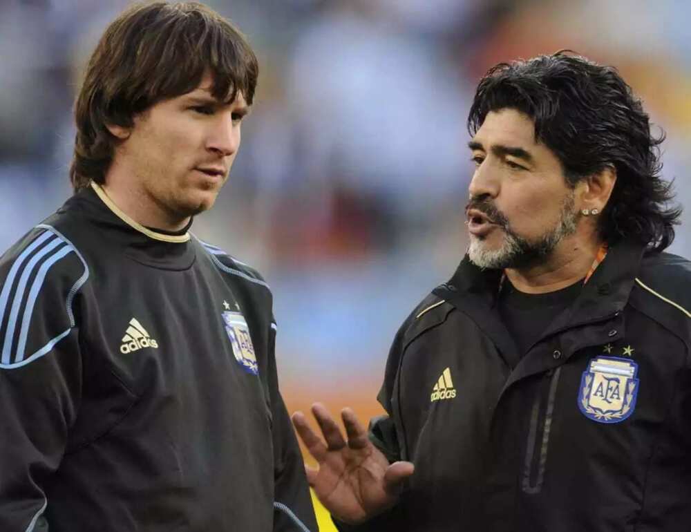 Abinda Maradona ya fada ma Messi Abinda Maradona ya fada ma Messi
