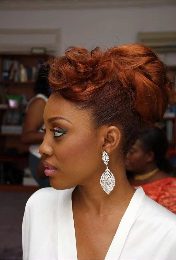 Style Ideas For Packing Gel For Nigerian Ladz Hairstyles For Wedding In Nigeria In 2020 Nigerian It Has Strong On Hairs For Packing Gel Gel Up Or Controlling