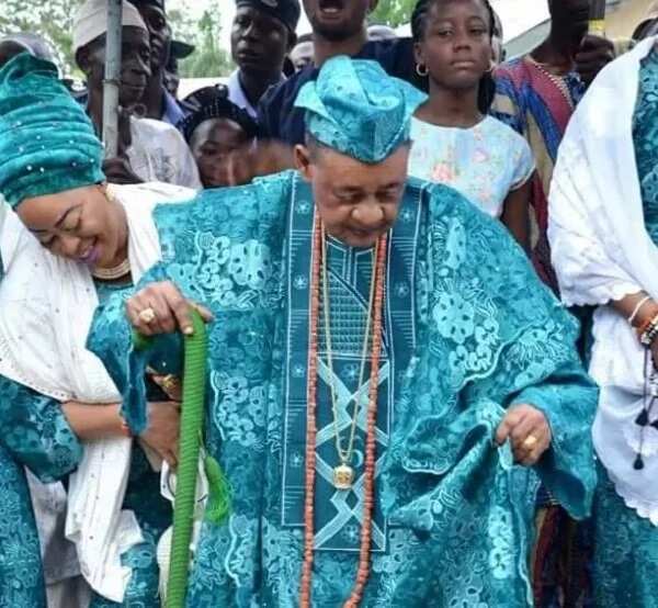Alaafin of Oyo celebrates Eid with his wives