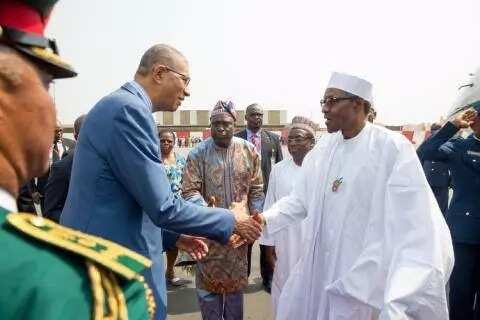Buhari Arrives Cotonou For Niger Basin Authority Summit