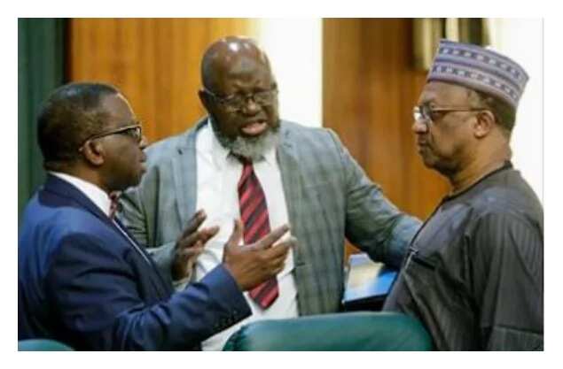 Drama as Buhari asks for Lai Muhammed’s whereabouts at FEC meeting