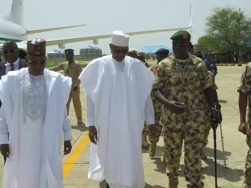Da duminsa: Shugaba Buhari ya dira jihar Borno