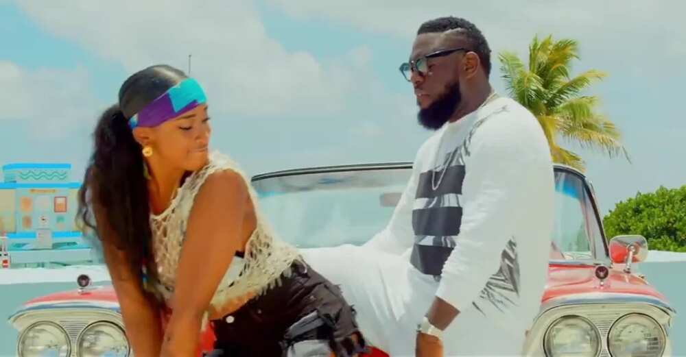 Timaya and hot chick in video for Timaya's new single