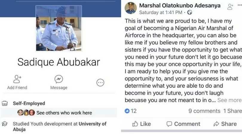 Nigerian Air Force alerts Nigerians to fake Facebook accounts linked to CAS, DOPRI