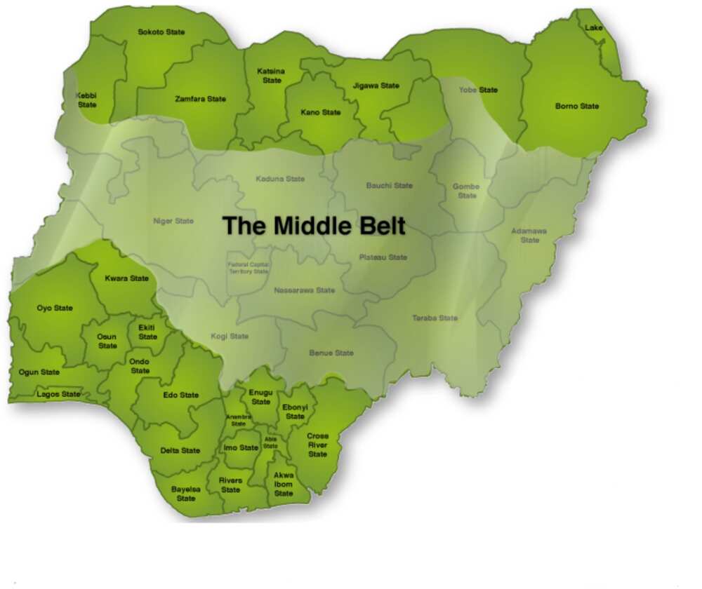 Nigeria middle belt region