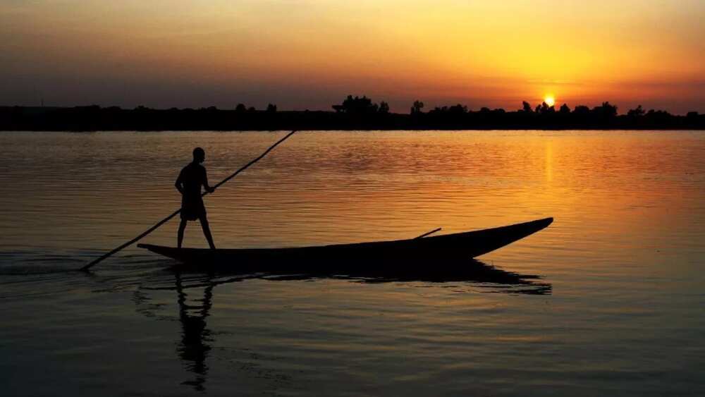 River Niger sunset