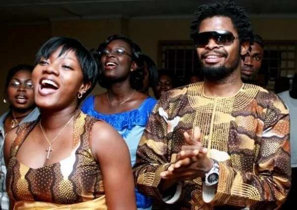 Basketmouth and his wife