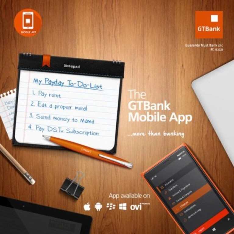 GTbank mobile banking registration guide