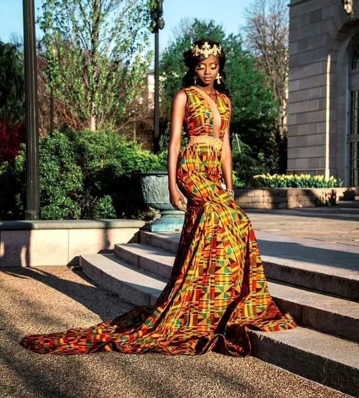 Gowns made hotsell with ankara