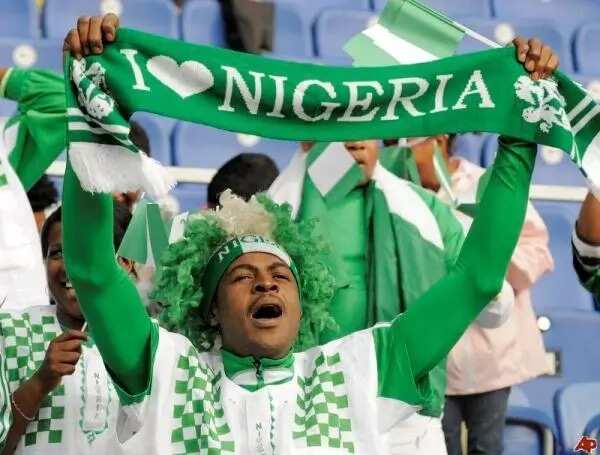 Nigerian football fan