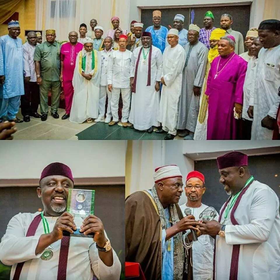 Gwamna Rochas Okorocha yayi buda baki tare da Musulman jihar Imo Gwamna Rochas Okorocha yayi buda baki tare da Musulman jihar Imo
