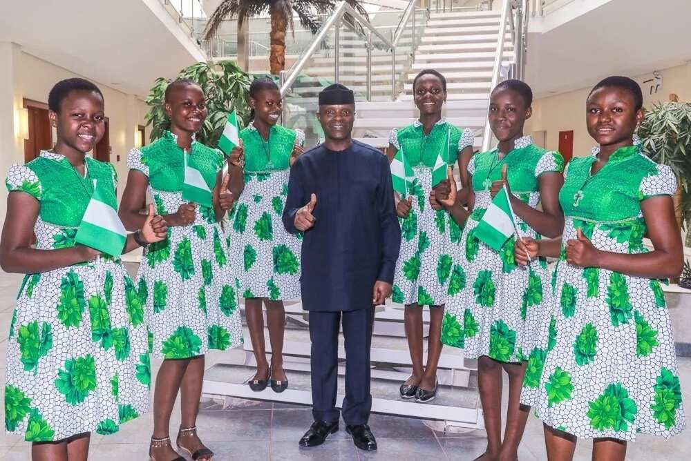 Osinbajo ya karbi bakuncin 'yan matan Najeriya da suka yi bajinta a Amurka