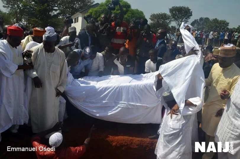 Photos, Video From Abubakar Audu's Burial In Kogi