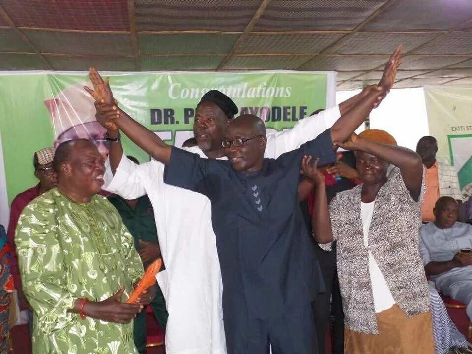 Until his election as deputy governor of Ekiti state, Olusola was an accomplished teacher in the Department of Building, OAU. Photo credit: Facebook, Babafemi Oretuyi Until his election as deputy governor of Ekiti state, Olusola was an accomplished teacher in the Department of Building, OAU. Photo credit: Facebook, Babafemi Oretuyi