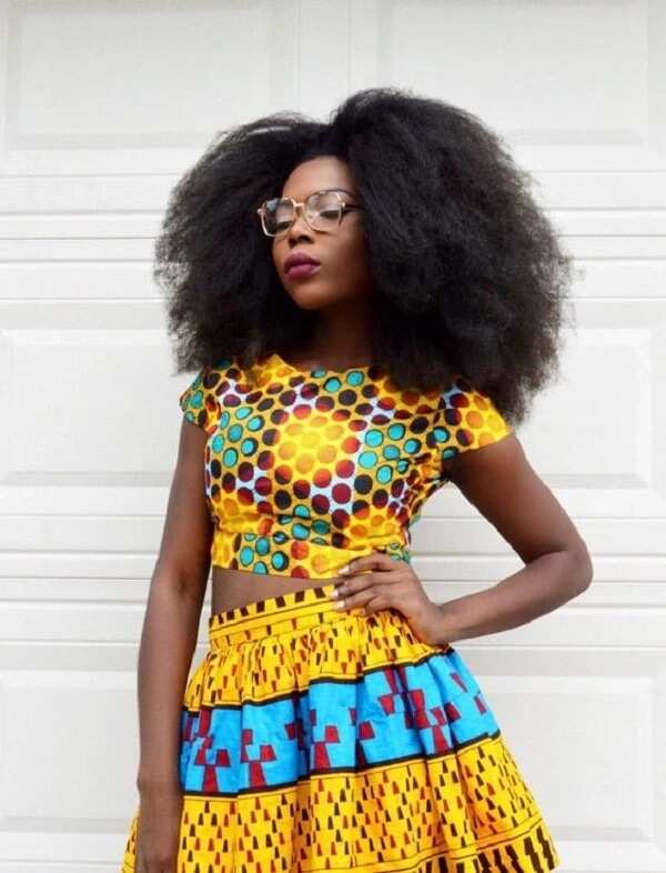 Ankara dress-top