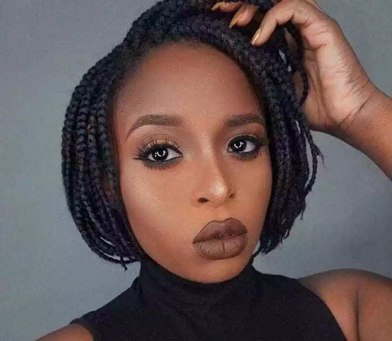 91  Black bob braids hairstyles 2019 for Girls