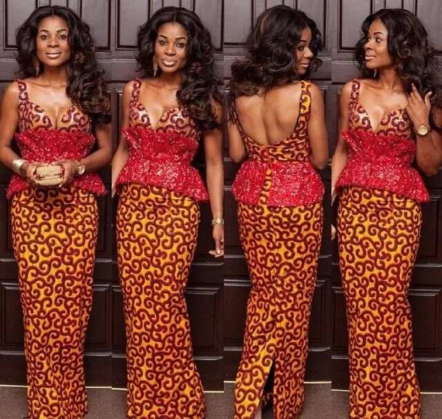 ankara dresses with sequins