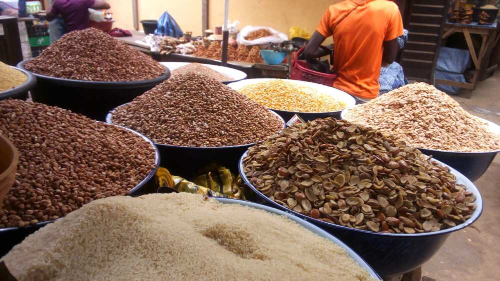 At Jos Adun market, prices of foodstuff fluctuates, traders' lament low patronage few days before Sallah. Source: Esther Odili. At Jos Adun market, prices of foodstuff fluctuates, traders' lament low patronage few days before Sallah. Source: Esther Odili.
