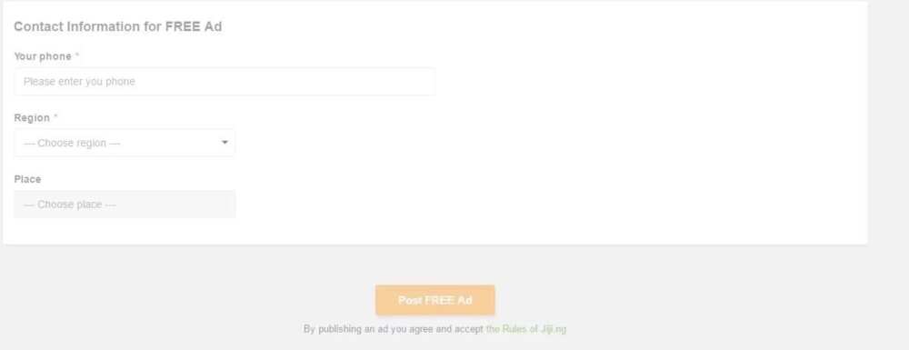 Post free ad on Jiji Post free ad on Jiji