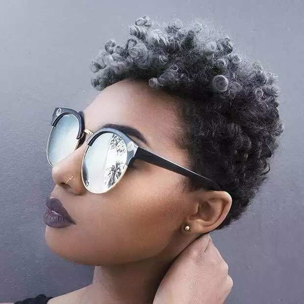 Quick short natural hairstyles for Nigerian ladies 