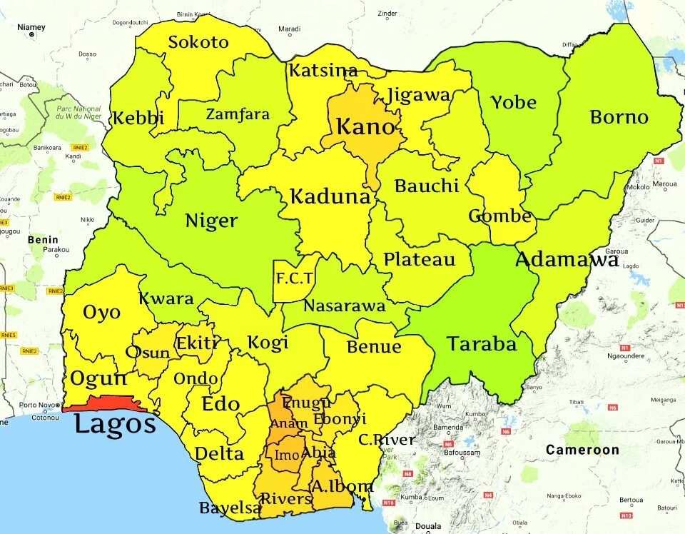 Population of Nigeria by states: Latest data Legit.ng